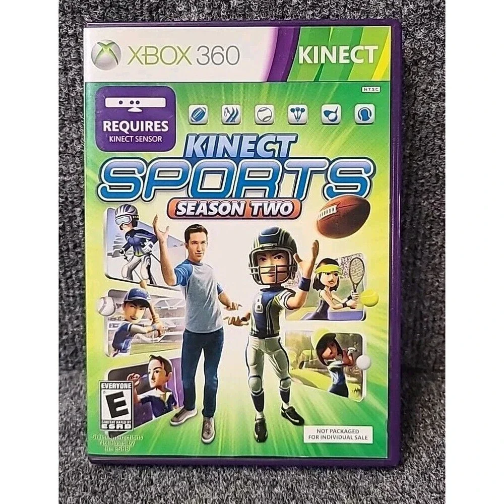 Xbox 360 Kinect Sports: Season Two (Microsoft 2011) Tested Works